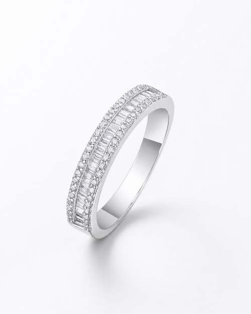 Classic Moissanite Pavé Band - product shot